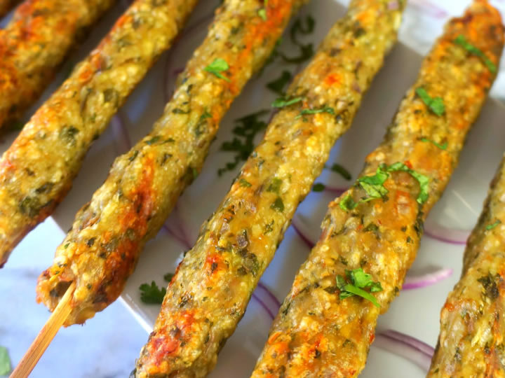 Chicken Hra Bra Kabab